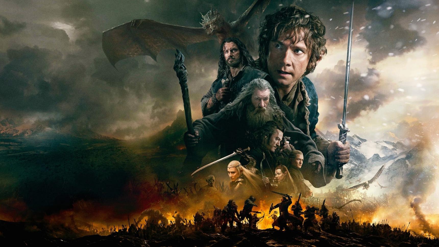 Fondo de pantalla de la película El hobbit: La batalla de los cinco ejércitos en CUEVANA3 gratis