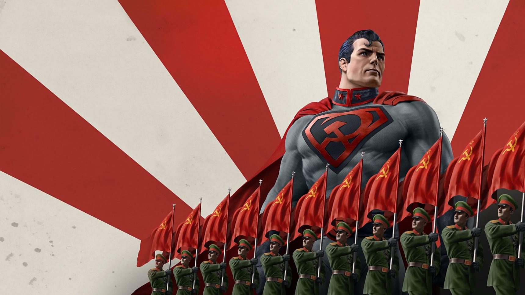 Fondo de pantalla de la película Superman: Hijo Rojo en CUEVANA3 gratis
