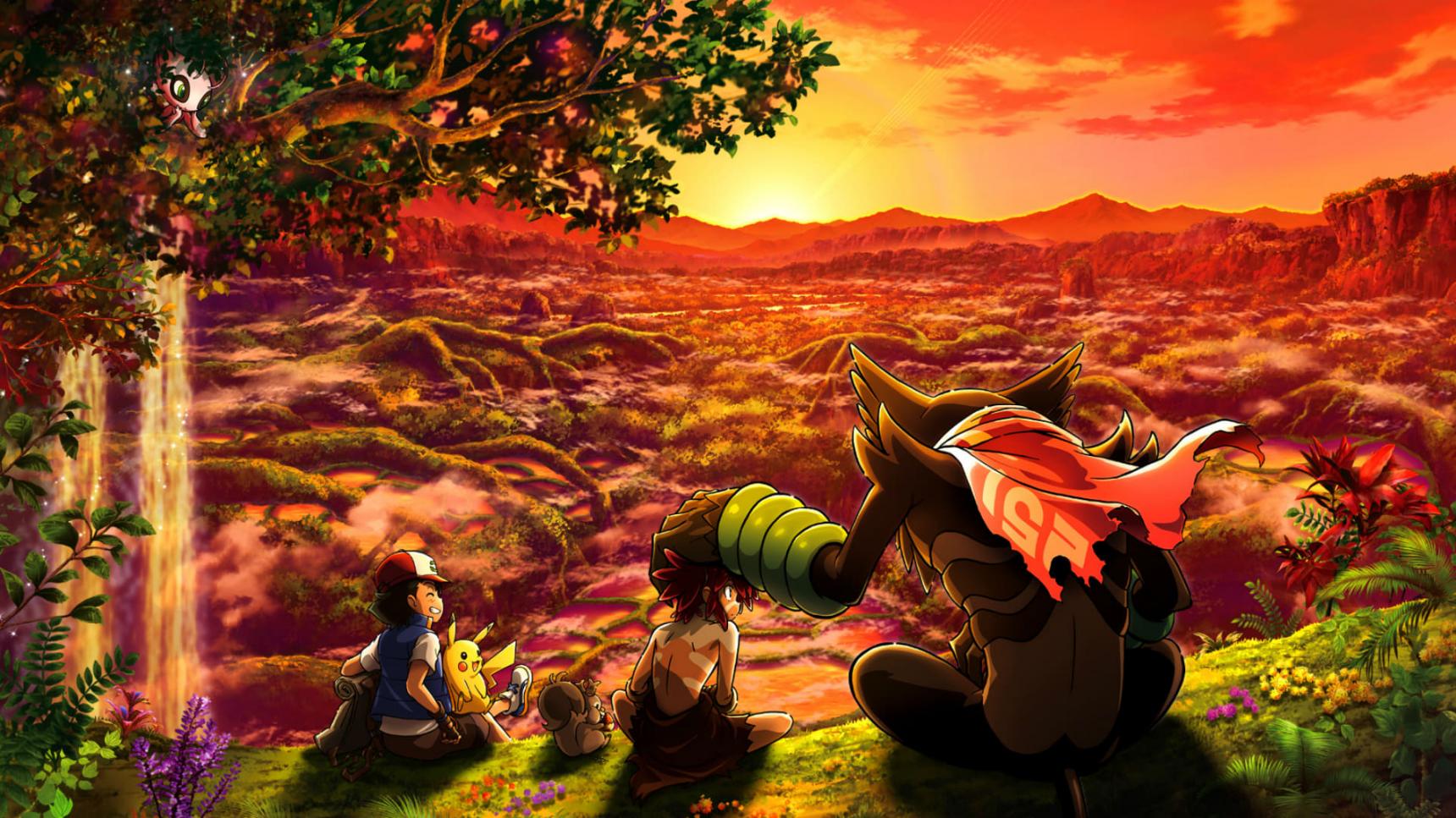 Fondo de pantalla de la película Pokémon: Los secretos de la selva en CUEVANA3 gratis