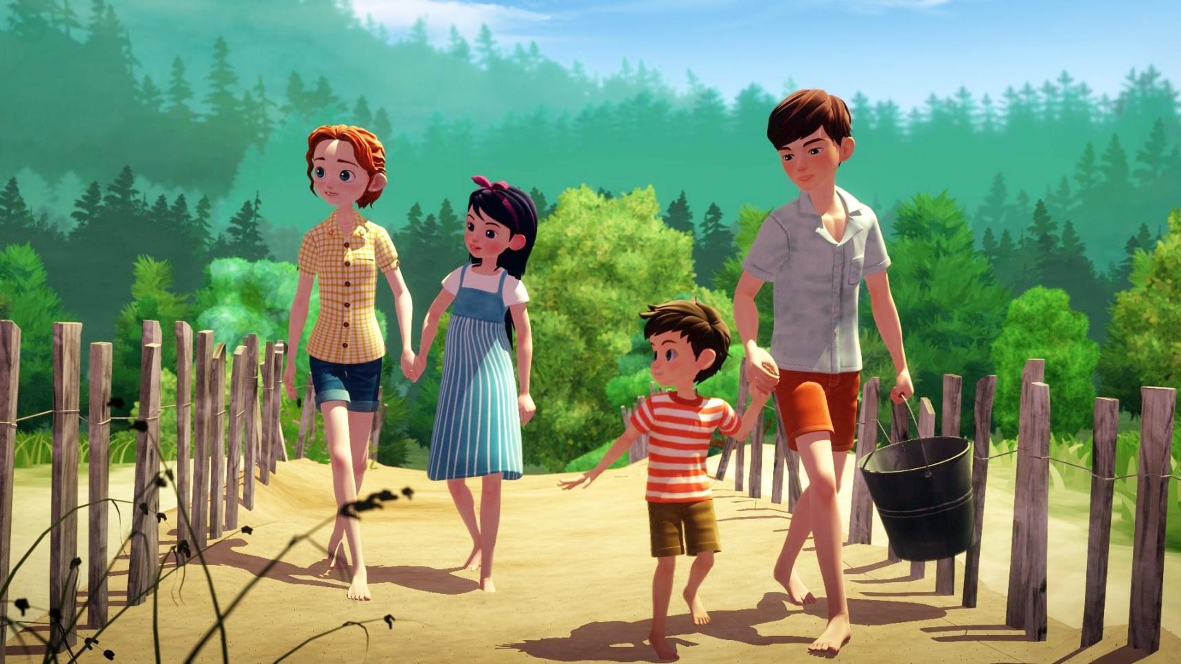 Fondo de pantalla de la película The Boxcar Children: Surprise Island en CUEVANA3 gratis
