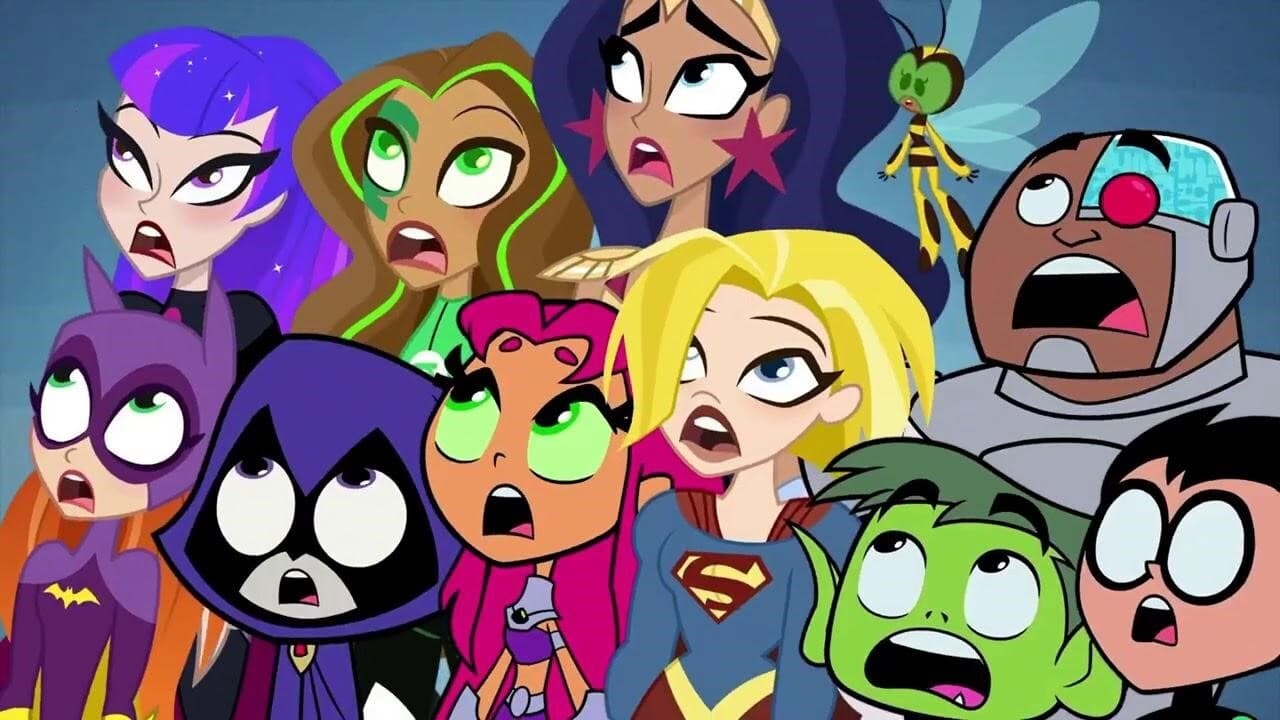 Fondo de pantalla de la película ¡Los Jóvenes Titanes en Acción! y DC Super Hero Girls: Caos en el Multiverso en CUEVANA3 gratis