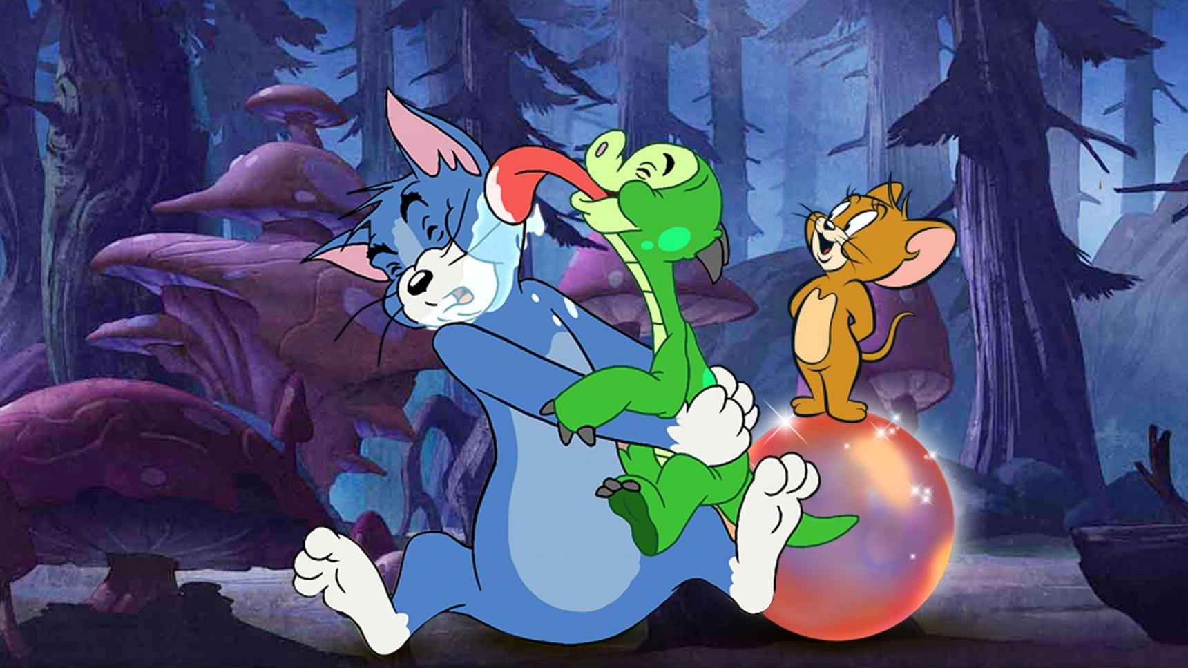 Fondo de pantalla de la película Tom y Jerry y el Dragón Perdido en CUEVANA3 gratis