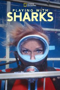 Poster Jugando con tiburones